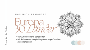 Kompass und Typografie – „Europa | 30 Länder“