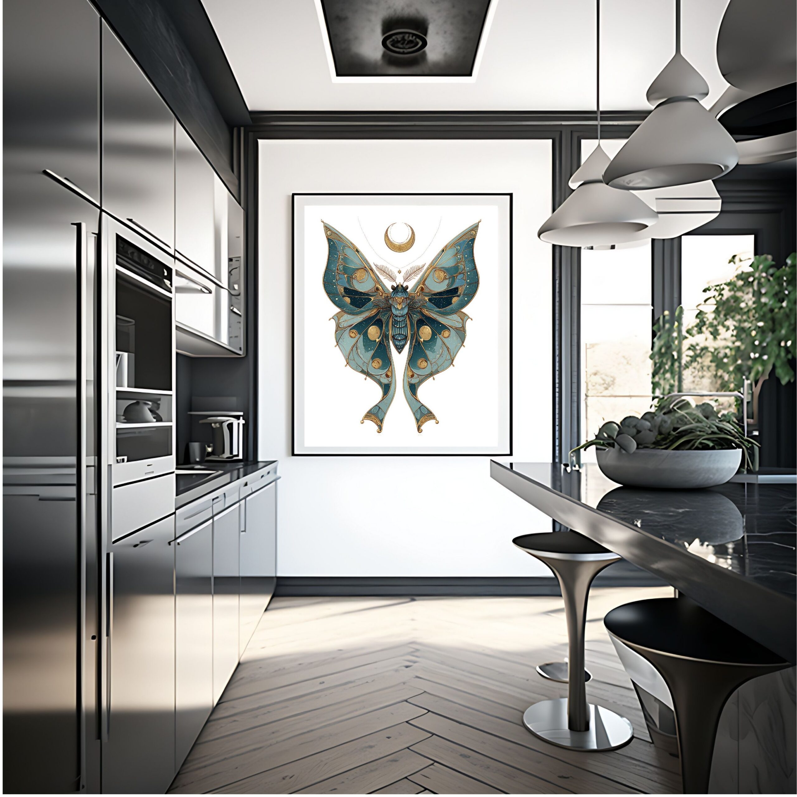 Lunar Butterfly V - Celestial Crown | No. 10019 – Bild 5