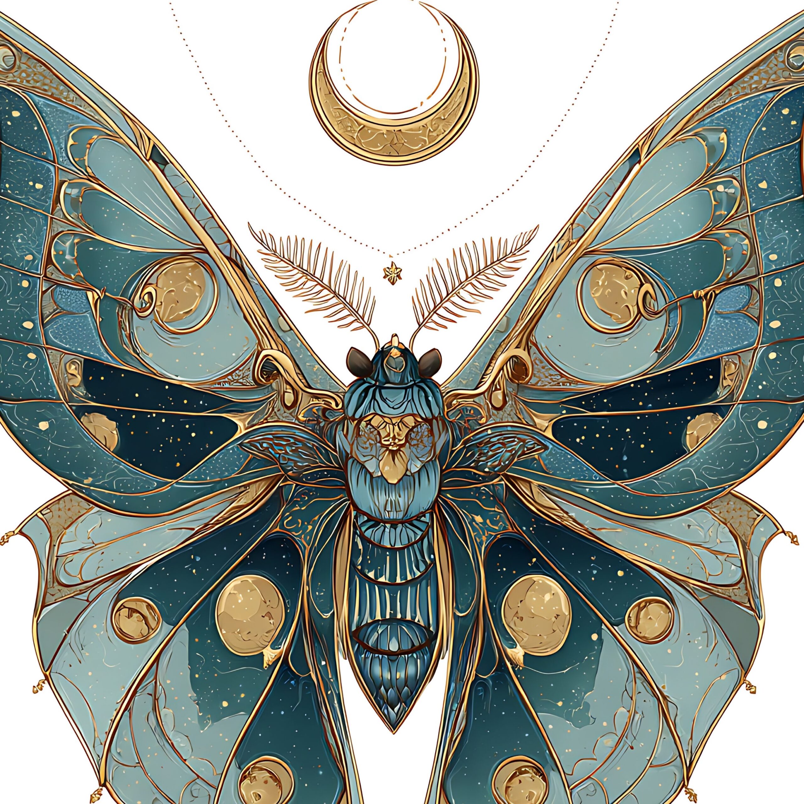 Lunar Butterfly V - Celestial Crown | No. 10019 – Bild 8