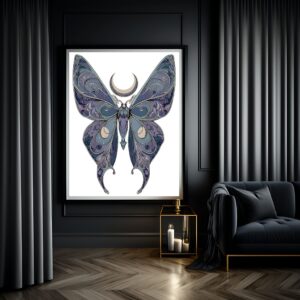 Lunar Butterfly XIII - Midnight Oracle | No. 10027