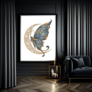 Lunar Butterfly XV - Ivory Eclipse | No. 10029