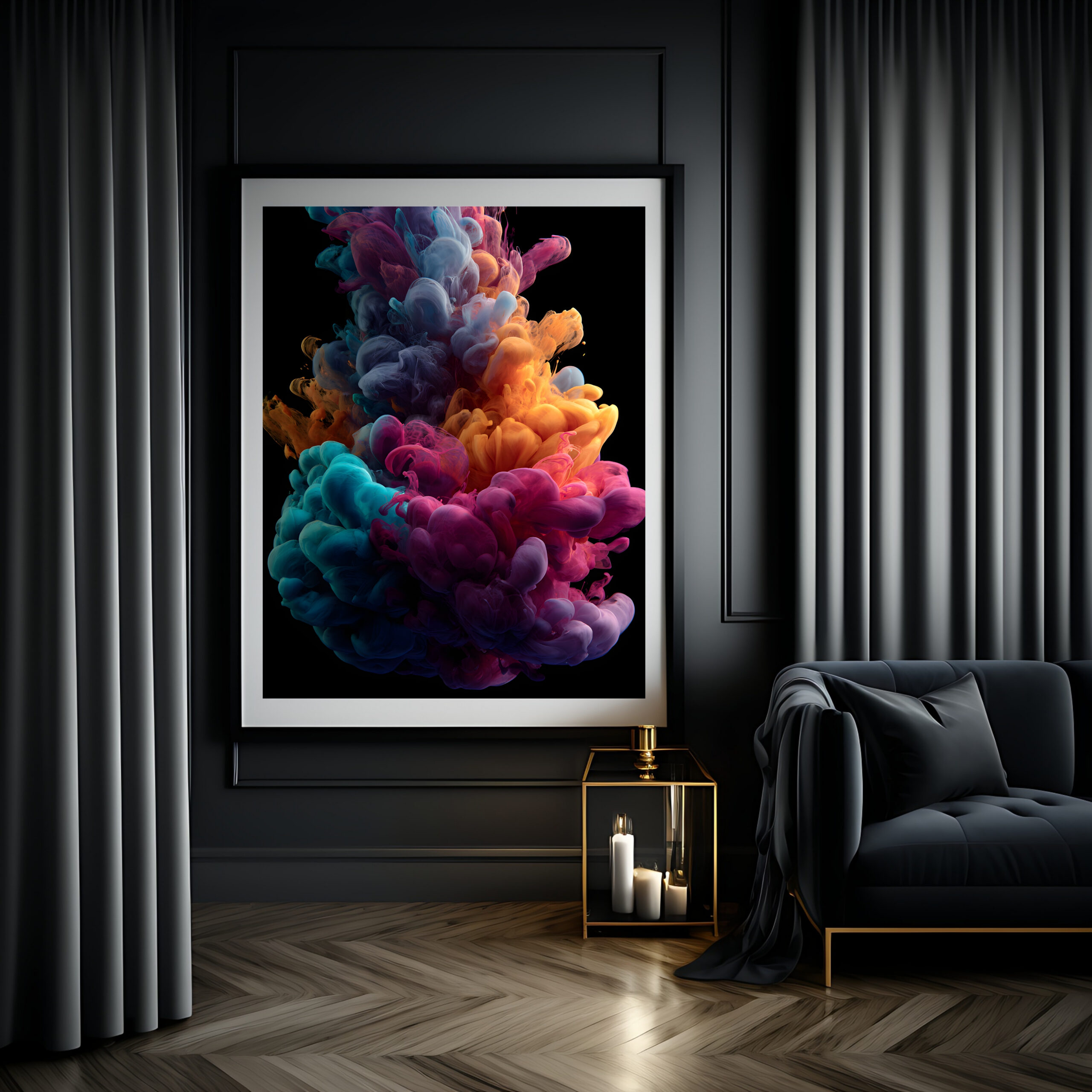 Chromatic Flow III – Liquid Collision | No. 10052