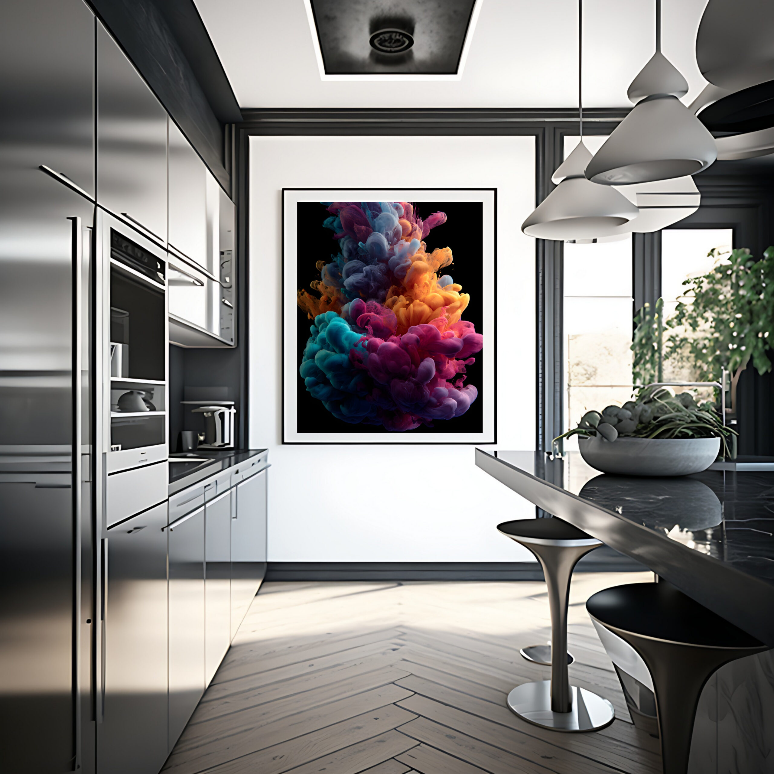 Chromatic Flow III – Liquid Collision | No. 10052 – Bild 5